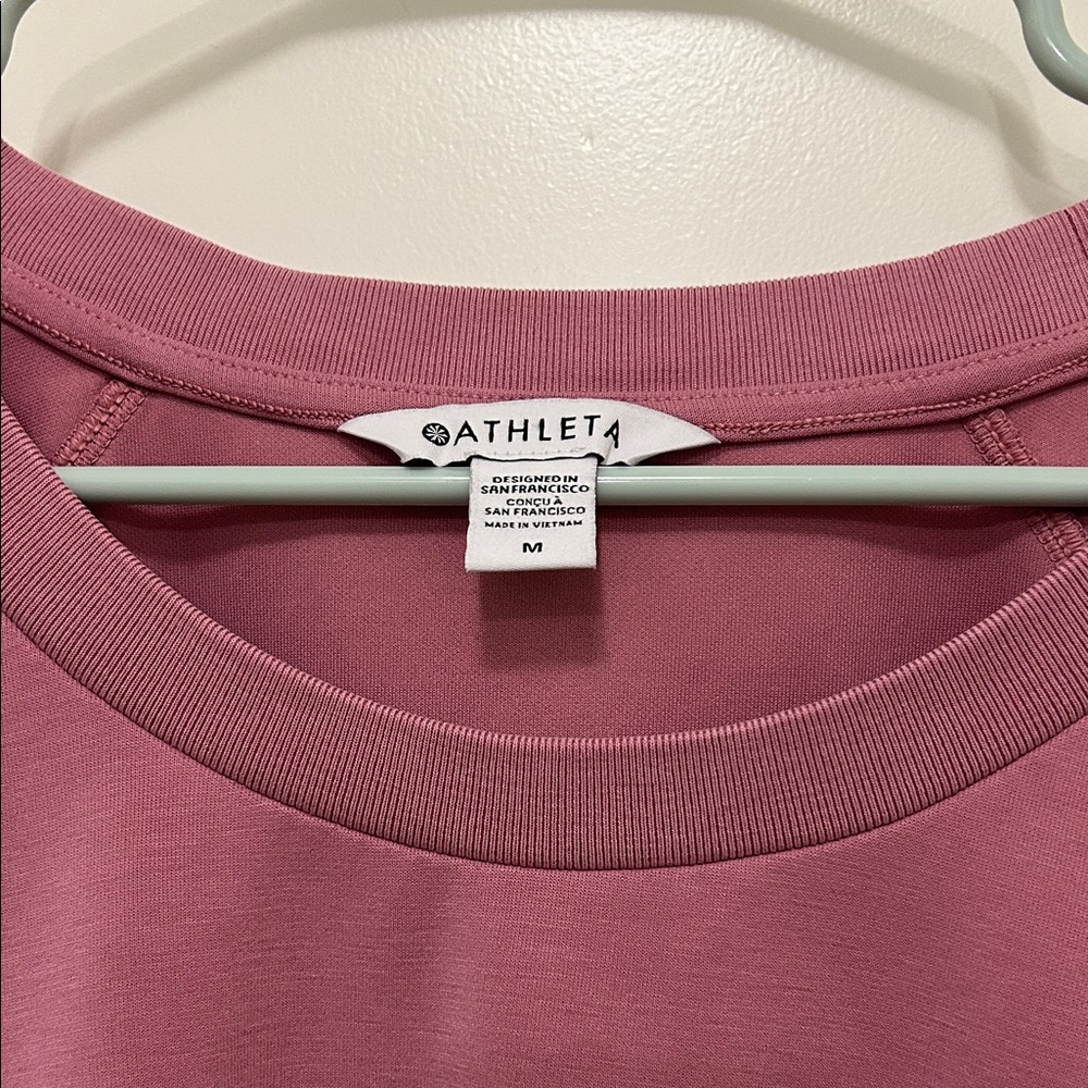 Athleta Dusty Rose Crewneck Pullover Sweatshirt - Picture 2 of 3